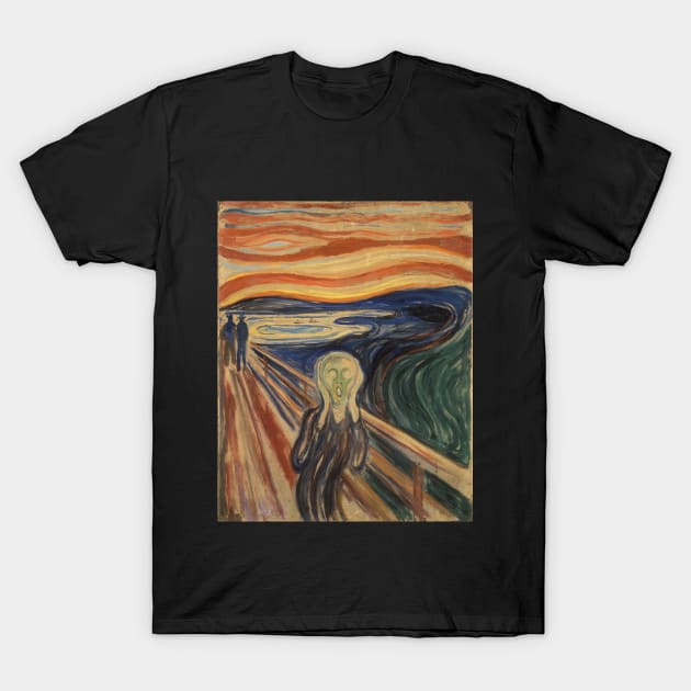 The Scream Painting Artwork T-Shirt by Embrace Masculinity